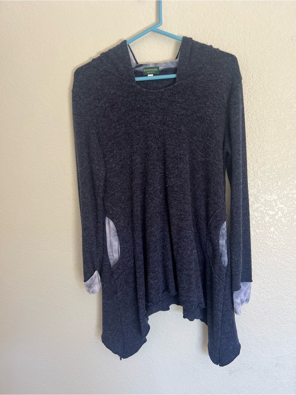 Kathmandu Hooded Long-Sleeve Tie-Dye